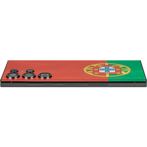 Portugal Flag Distressed Galaxy Skins